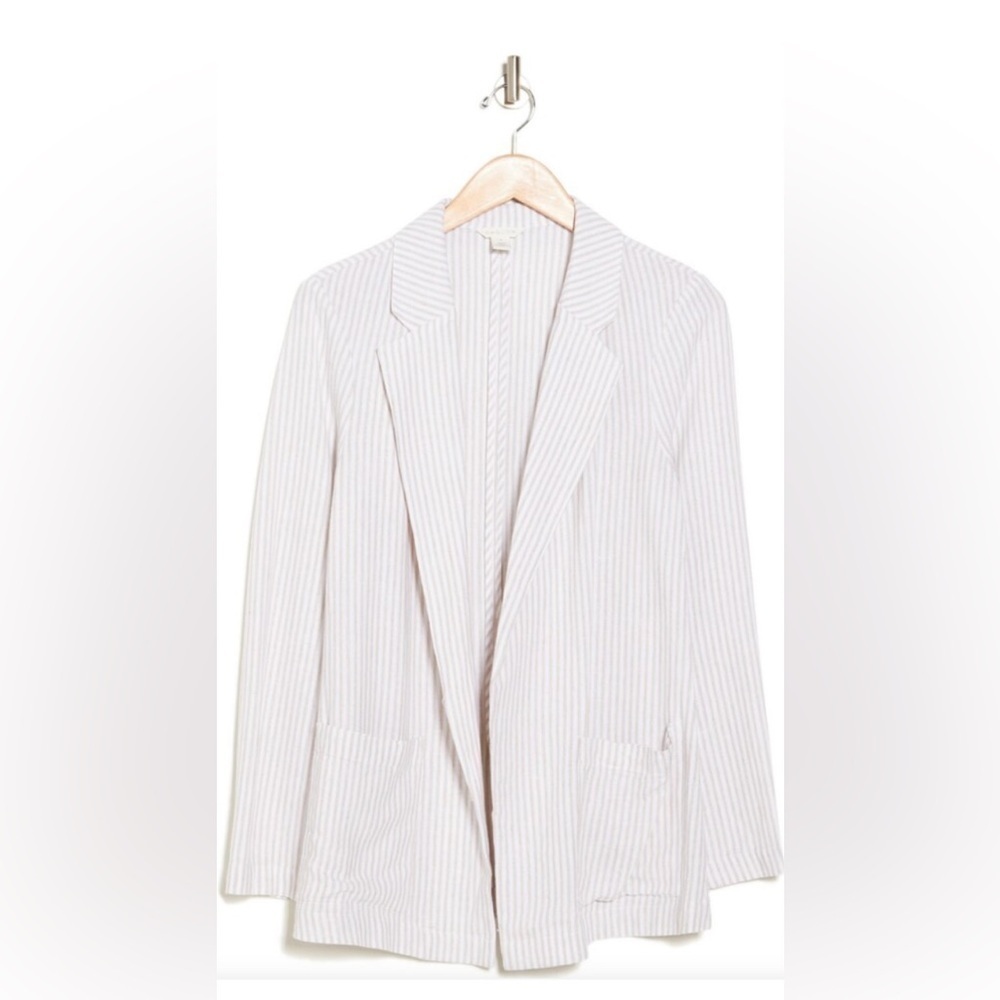 Stripe Open Front Linen Blend Blazer
Caslon Size Medium - Picture 3 of 9